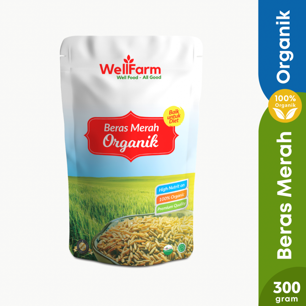 Jual Wellfarm Beras Merah Organik Wellfarm Beras Diet Dan Mpasi 4147