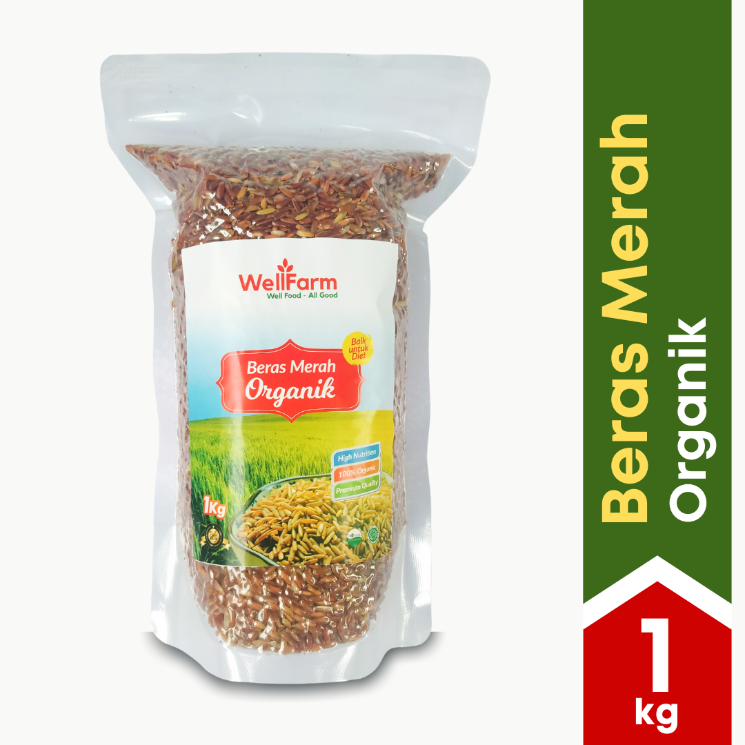 Beras merah organik