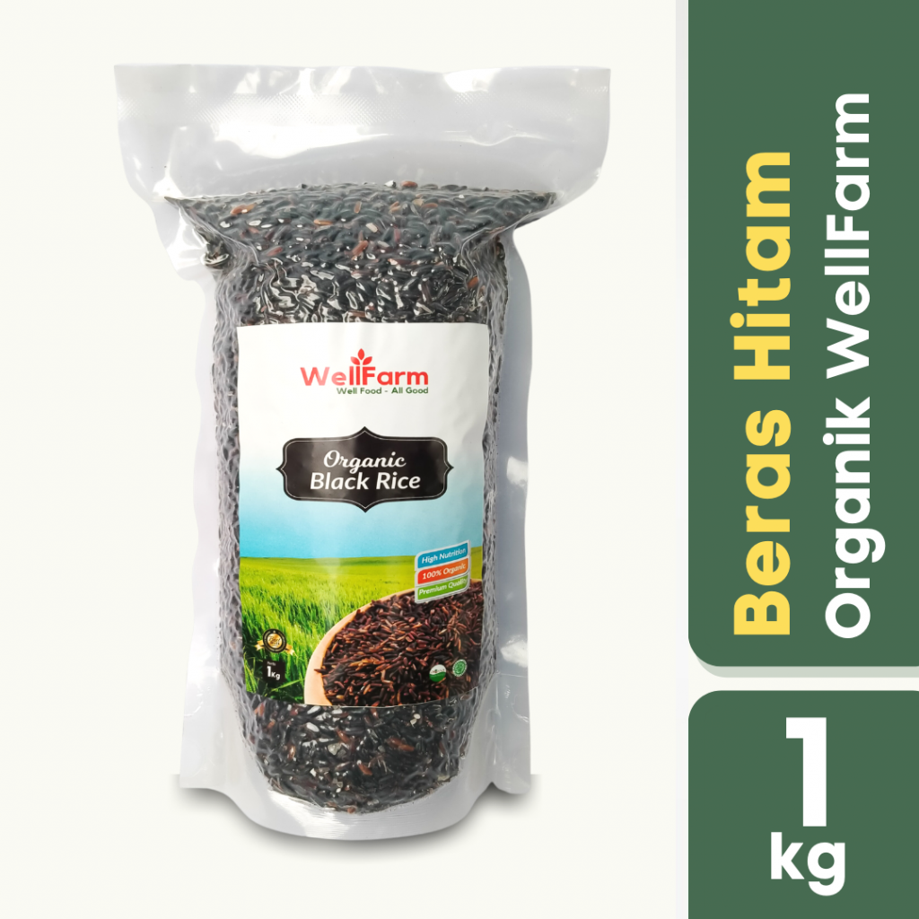 beras hitam organik wellfarm