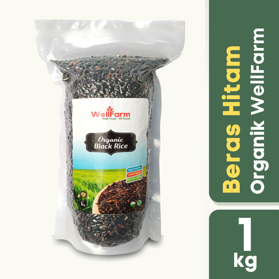 beras hitam organik wellfarm