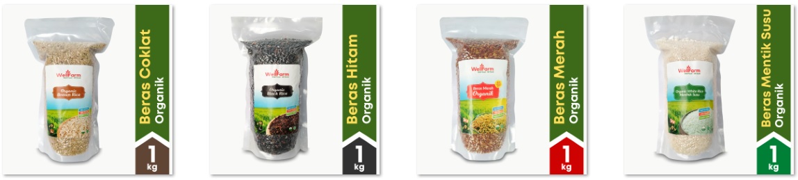 wellfarm beras organik asli